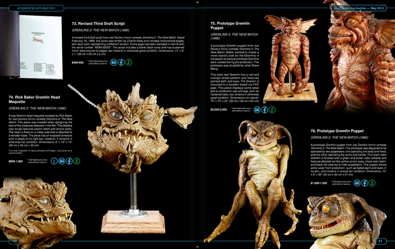 Illustration for article titled Rick Baker subasta sus figuras de FX, y solo el catálogo ya es genial
